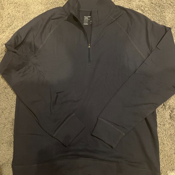 Fresh Clean Threads Odyssey Blue Quarter Zip Mens Size Large - NEW - Picture 3 of 5